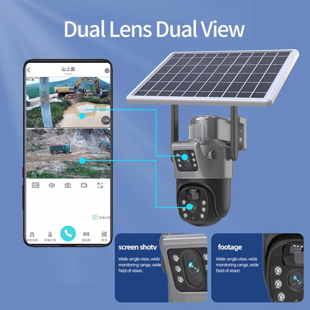 8MP 4K WiFi Solar Camera