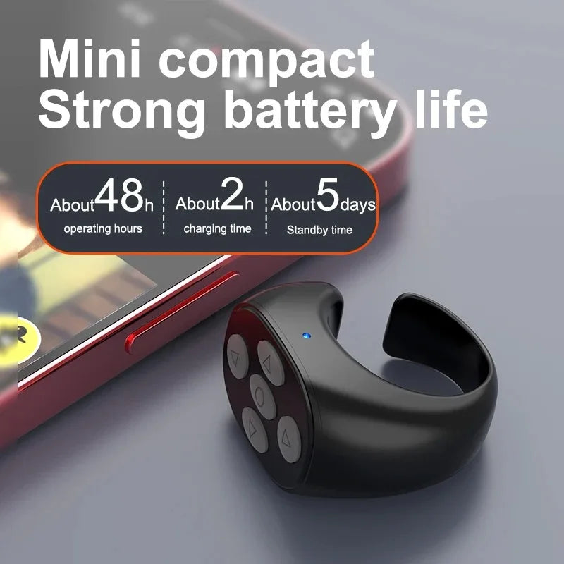 For TikTok Ring Bluetooth Remote