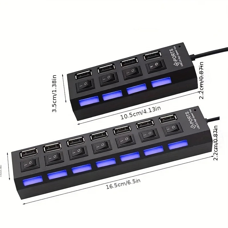 High Speed 4/7 Ports USB HUB