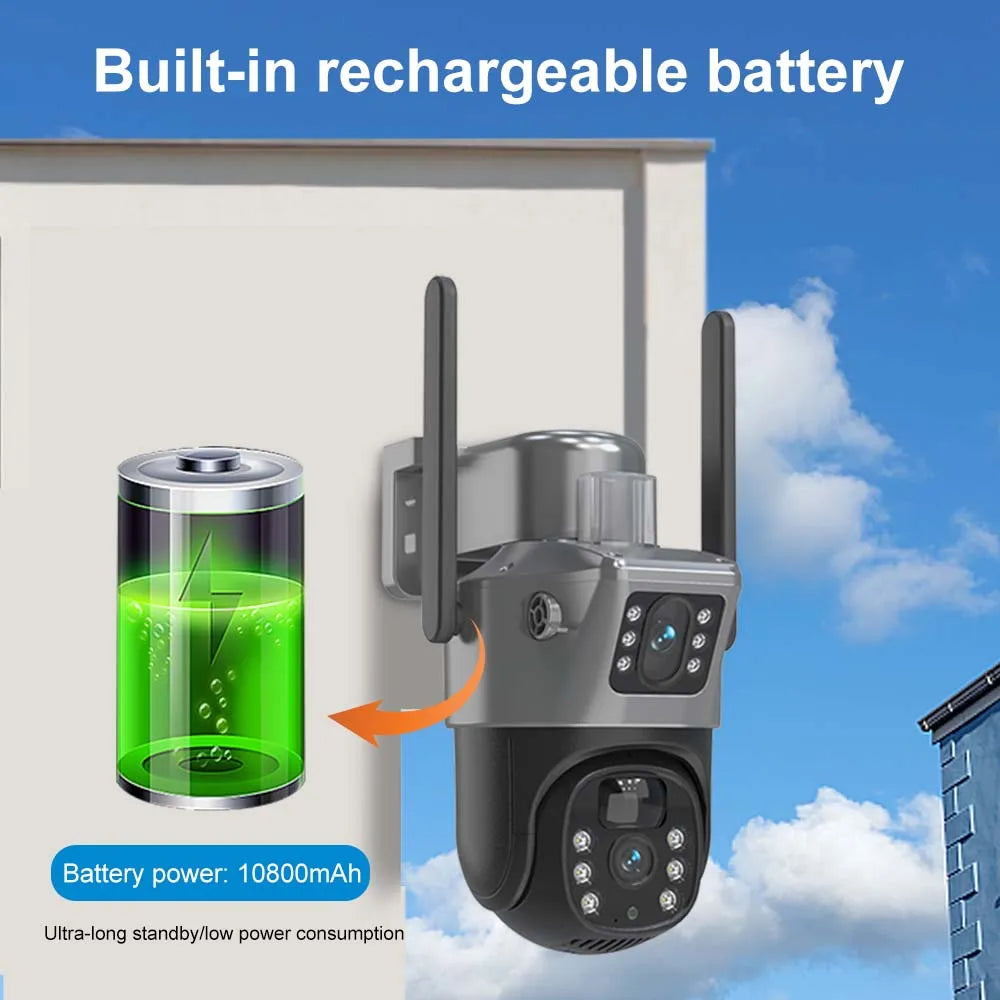 8MP 4K WiFi Solar Camera