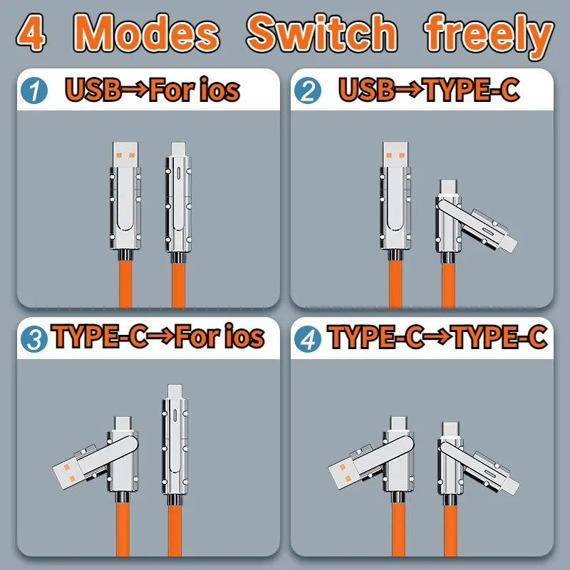 Type C To Typec Cable 2-In-2