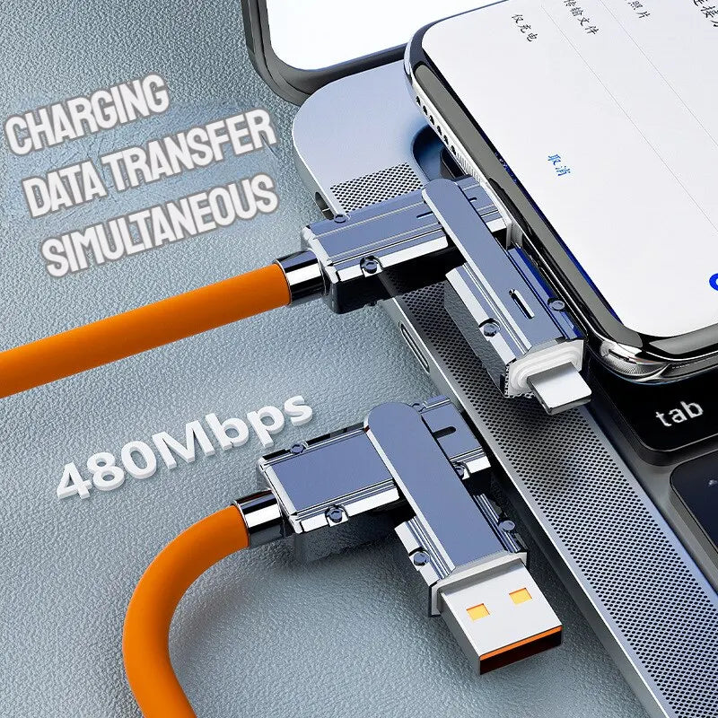 Type C To Typec Cable 2-In-2