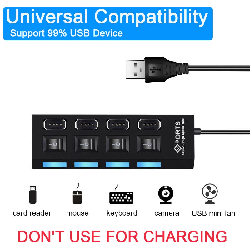 High Speed 4/7 Ports USB HUB