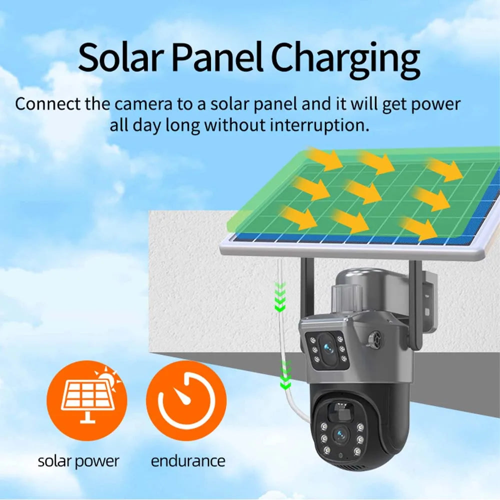 8MP 4K WiFi Solar Camera