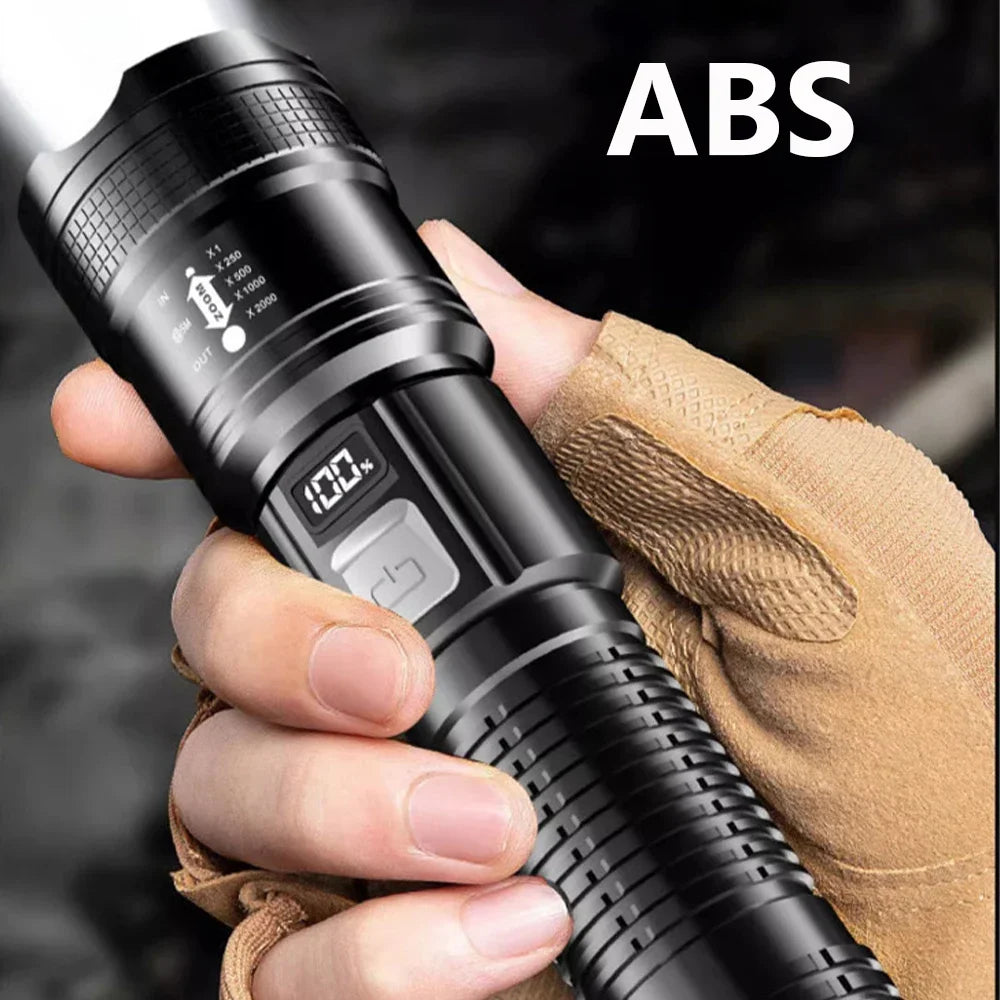LM Super Bright Flashlight USB LED