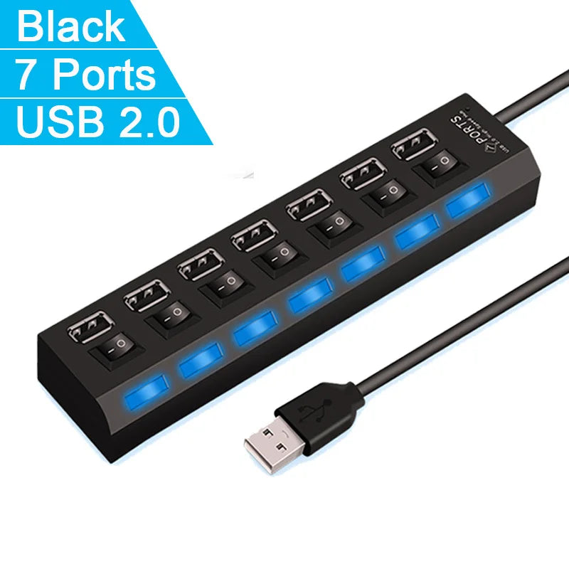 High Speed 4/7 Ports USB HUB