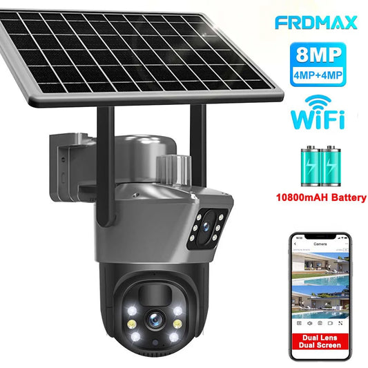 8MP 4K WiFi Solar Camera