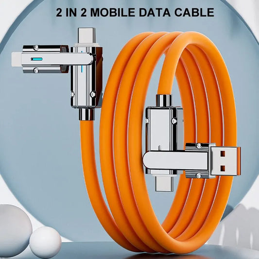 Type C To Typec Cable 2-In-2